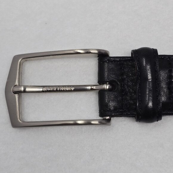 Martin Dingman Belt Mens Sz 40 Premium European Calfskin Black Leather - Picture 4 of 16